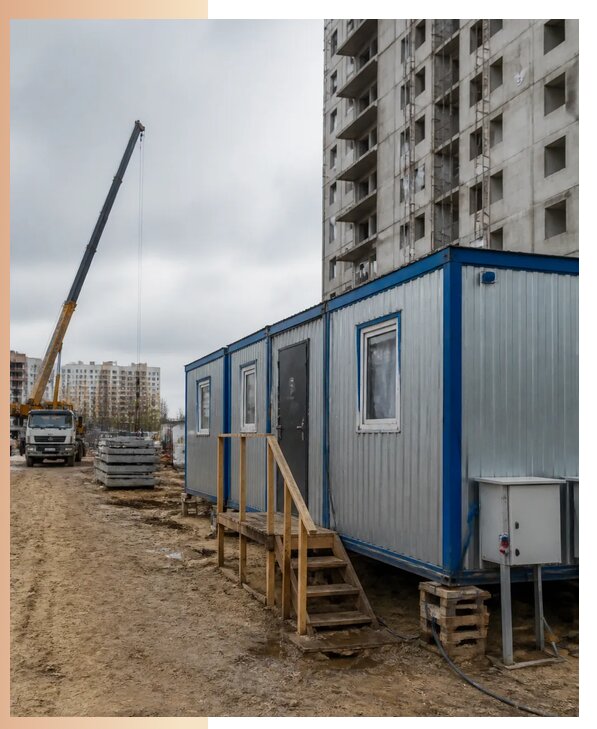 Аренда строительных вагончиков для рабочих в Гулькевичах